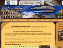 Tablet Screenshot of lecouteaucamarguais.com